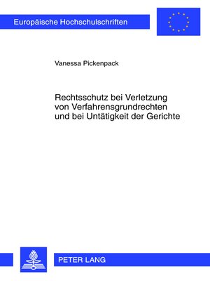 cover image of Rechtsschutz bei Verletzung von Verfahrensgrundrechten und bei Untaetigkeit der Gerichte